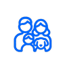 Family and pets icon